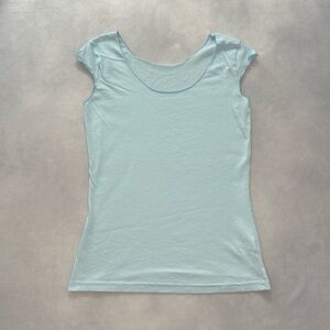 American Apparel Small Classic Girl 100% Cotton Sleeveless Teel
